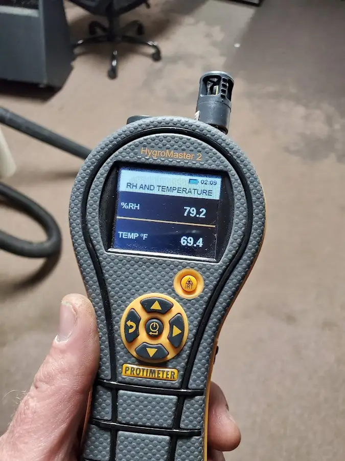 Moisture meter humidity assessment for Fire & Smoke Damage Restoration in Concord